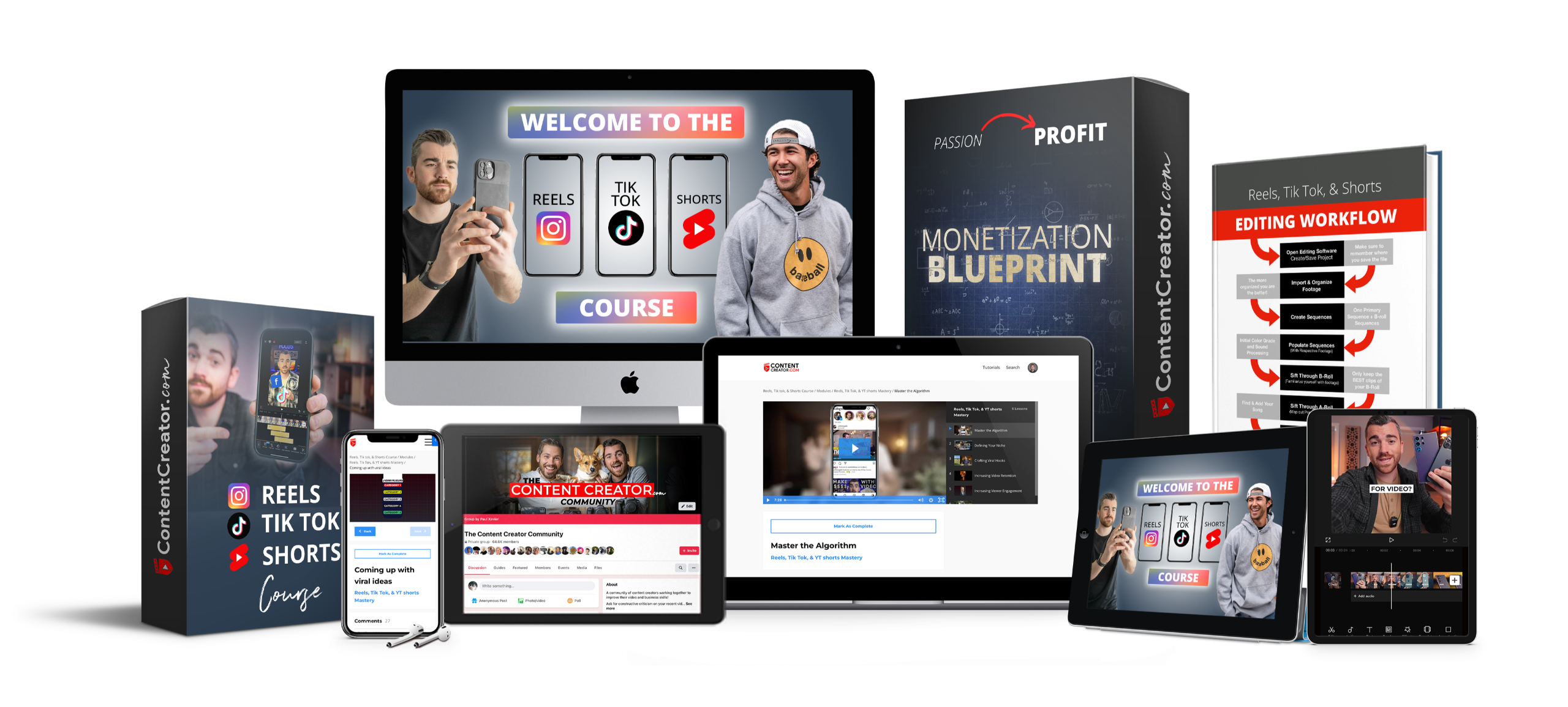 The Reels, TikTok and Shorts Course